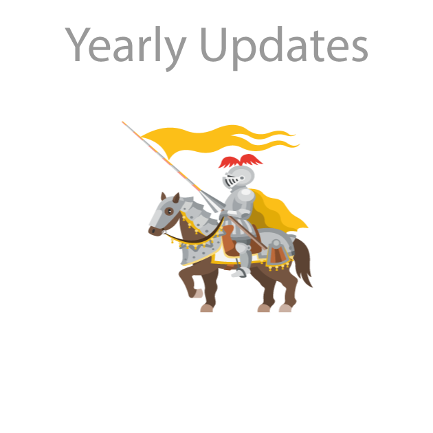 Yearly Update for Set of 6 Albums