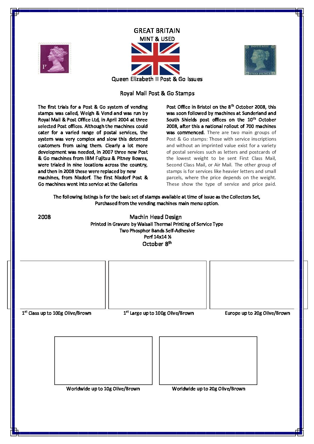 Personalised Original Volume 4 – 2019 & 20, Regionals, etc. Stamp Album - Image 7