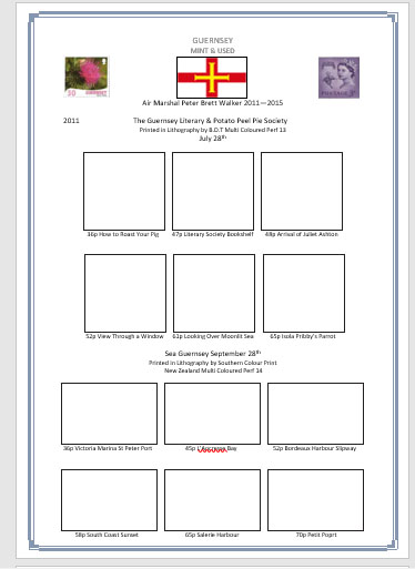 Personalised 3 Volume Guernsey Album Set - Image 9