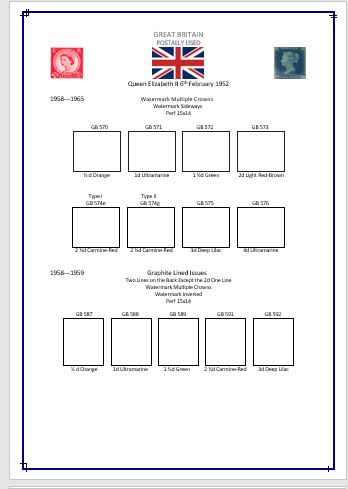 Queen Elizabeth II Watermarks Wilding Definitives M and U Pages - Image 8