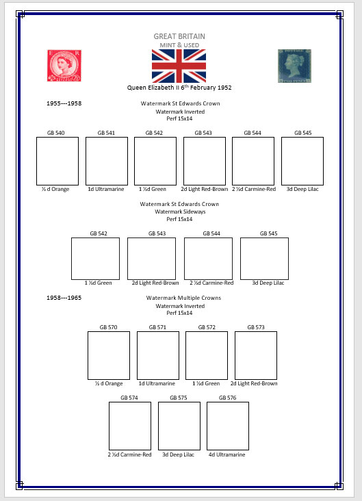 Queen Elizabeth II Watermarks Wilding Definitives - Image 5