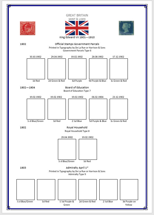 Personalised Original Volume 1 – 1840 to 1992 Stamp Album - Image 12