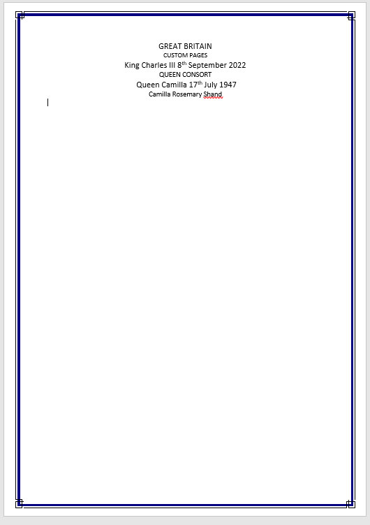 Personalised King Charles III Simplified Album - Image 14